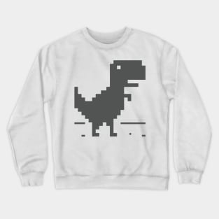 Unable to connect to the internet - Dinosaur Crewneck Sweatshirt